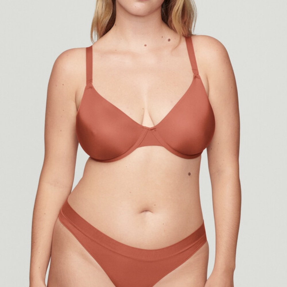 CUUP 32B Triangle Micro Bra in Clay